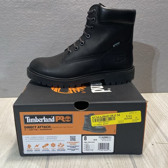 Timberland PRO Shoes - Timberland PRO 6IN Direct Attach Women's Soft Toe Boot Size 8 Womens NIB